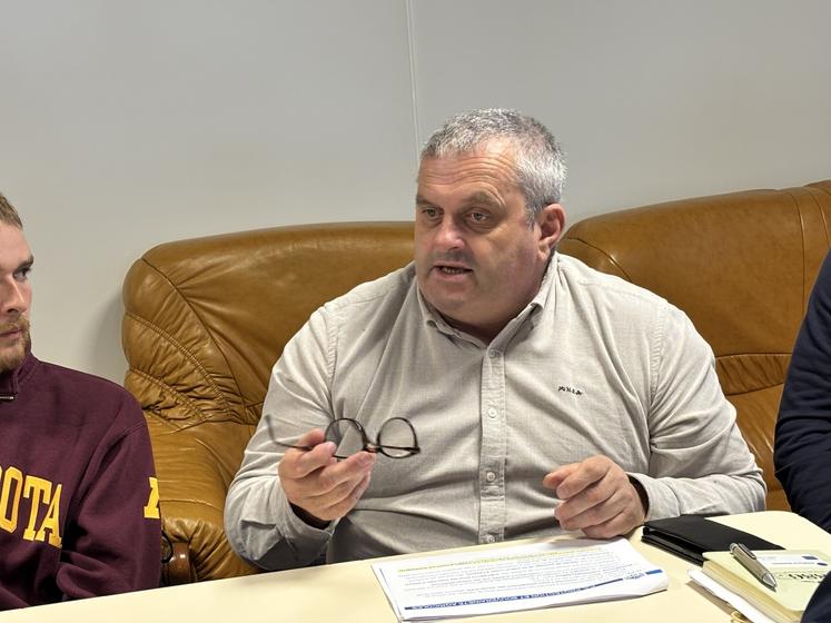 Stéphane Joandel, secrétaire général de la FNPL, était dans la Manche le 10 juin.