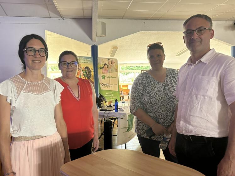 Maryse Domin, Linda Delanoë, Émilie Le Brun et Arnaud Martinet prennent le sujet des violences sexuelles et sexistes au sérieux en agriculture.