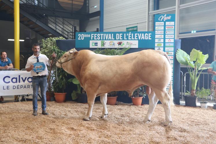Le Gaec des 3 rivières repart dans l'Orne avec la consécration ultime. Son jeune mâle, Victorius, rapporte la victoire à la maison avec le doublet : champion espoir mâle et champion suprême.