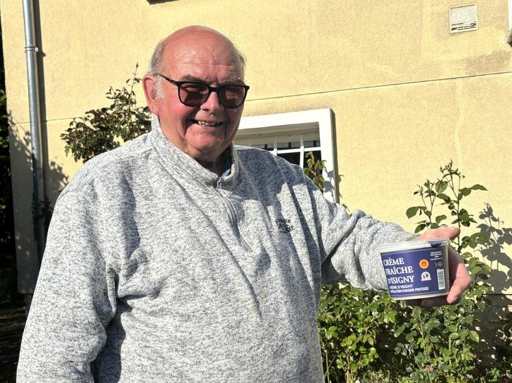 Pierre Brohier se souvient de la construction de l'Organisme de gestion de l'AOP Beurre et Crème d'Isigny. Il en a été le président fondateur, il y a 40 ans.