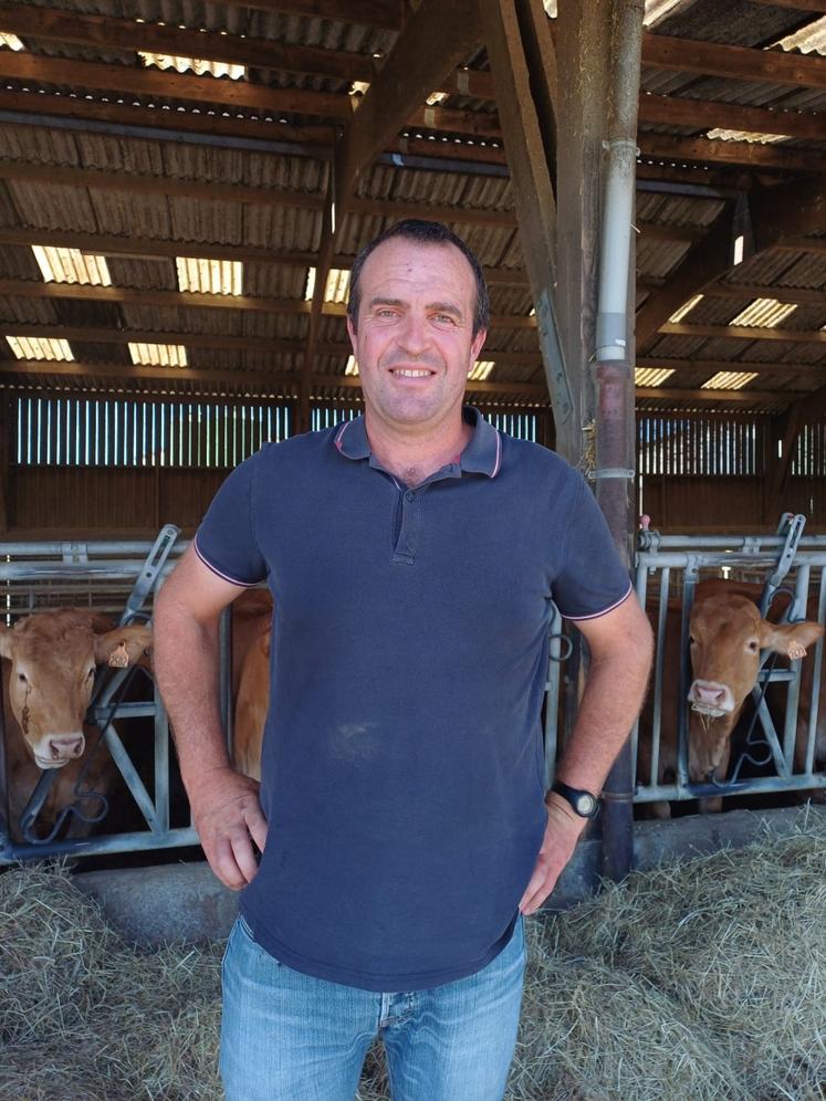 Emmanuel Grossin, président de la section viande bovine de la FDSEA