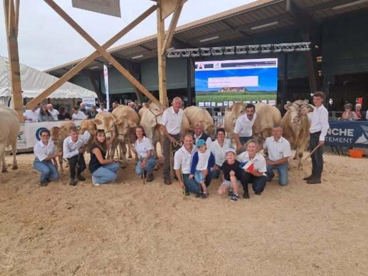 C'est le Gaec Lorin Bossuyt de l'Orne qui a remporté le prix d'élevage au concours interrégional à Saint-Hilaire-du-Harcouët le 5 juillet.