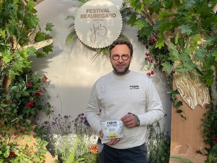 "C'est une fierté de pouvoir, à travers un festival qui prône les produits normands, la convivialité et l'authenticité d'un territoire, mettre en avant notre chips naturelle", se réjouit Guillaume Duchemin de la Ferme de l'Odon.