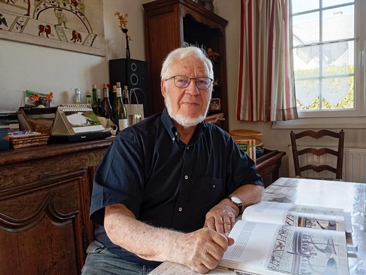 Pierre Bouet, 89 ans, spécialiste des historiens normands et anglo-normands de langue latine.