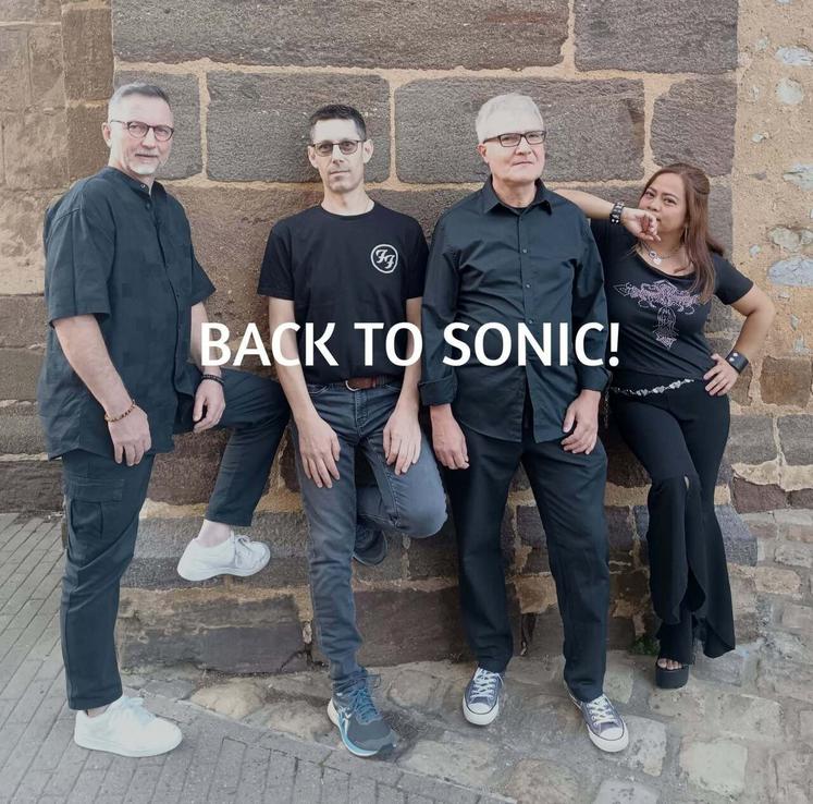 Back to Sonic en concert le 29 août à la Fête de la terre.
