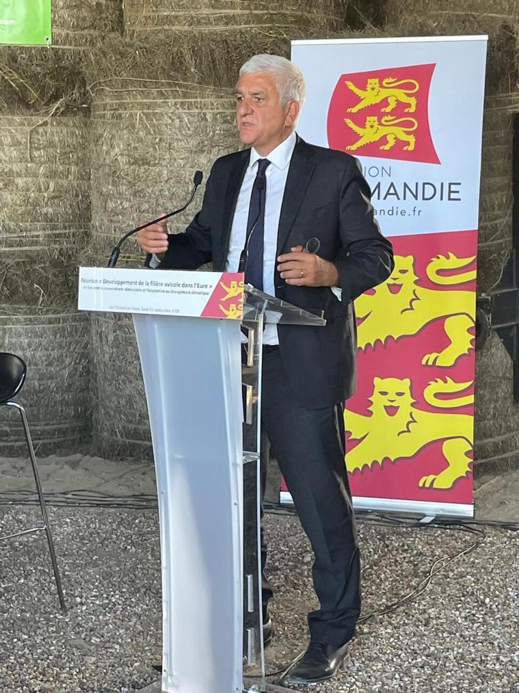 Hervé Morin, président de la Région Normandie.