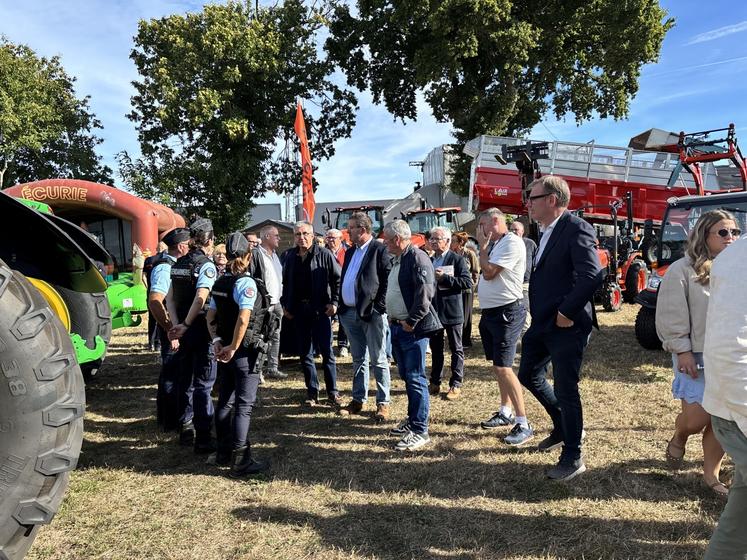 Les responsables des foires millénaires de la Manche étaient à Saint-James.
