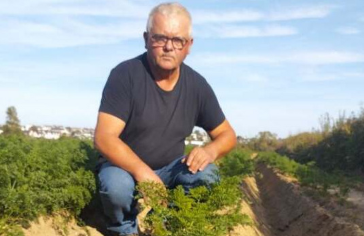 "Nous allons donc perdre des hectares de production l'année prochaine", affirme  Luc Leblond maraîcher FDSEA section des légumiers