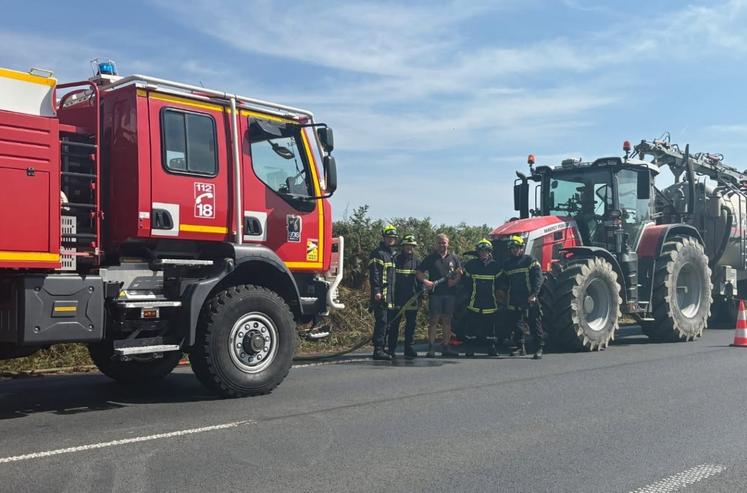 Les agriculteurs, très souvent au côté des pompiers. Combien sont-ils à être aussi pompier volontaire ? 