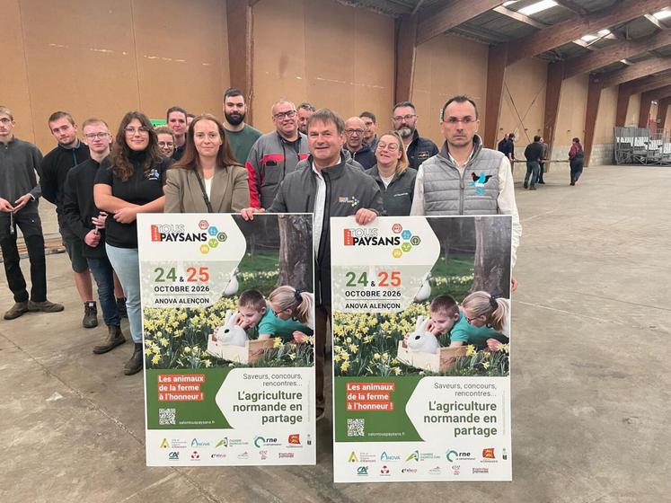 "La vache de l'année est un lapin", plaisante Nicolas Tison. C'est la première fois qu'un bovin n'est pas la star de l'affiche de l'événement.