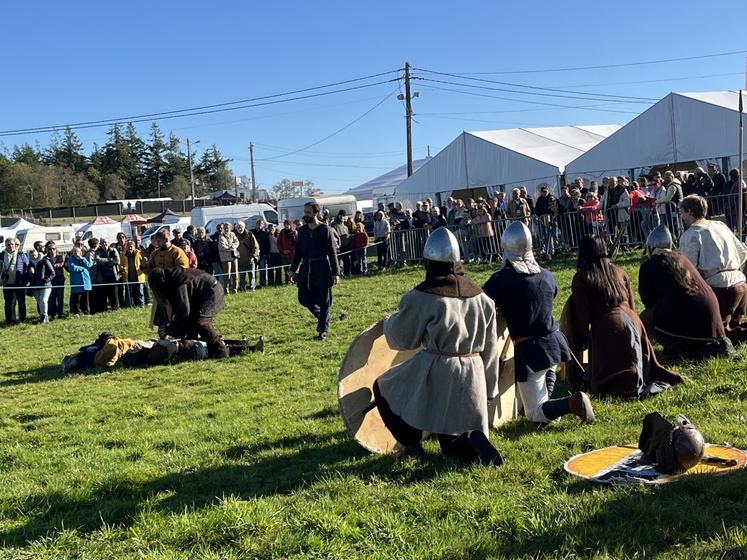 Le camp viking a proposé différentes animations au cours du week-end