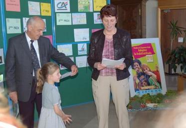 Remise des prix aux conseil général de la Manche