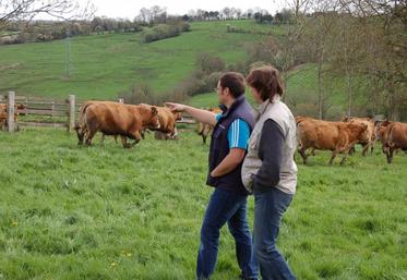 La SCEA Ecurie Pixel compte 35 vaches allaitantes de race Aubrac.Bovins croissance compte deux éleveurs d’Aubrac parmi ses adhérents. Vincent Lecoq s’est formé en Aveyron pour conseiller Stéphanie Raveneau.