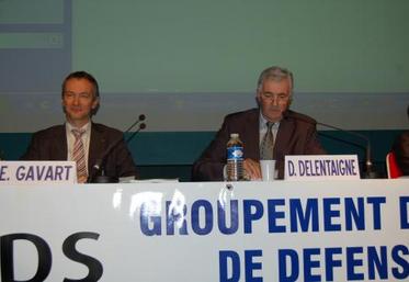 Daniel Delentaigne, président du GDS, (à droite) “il est possible d’atténuer les conséquences de l’épidémie par une action énergique et collective.