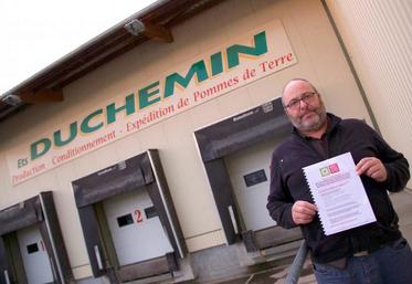 Christian Duchemin, producteur de pommes de terre à Tourville-sur-Odon (14) : «prenez connaissance de cette charte. C’est un outil qu’il faut faire vivre».