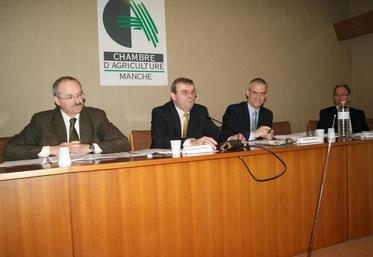 Rémi Bailhache est aussi intervenu sur la régionalisation des chambres d'agriculture et la mutualisation des moyens.