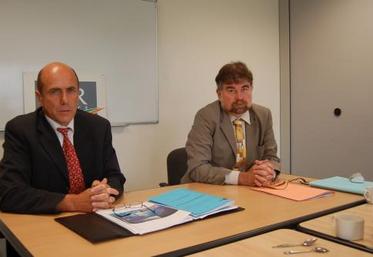 Marcel Bourdon, président, et J.M. Séronie, “l’un de nos atouts ? Etre indépendant de toute OPA”.