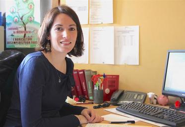 Mélanie Lemasson, directrice de la FDSEA de l'Orne