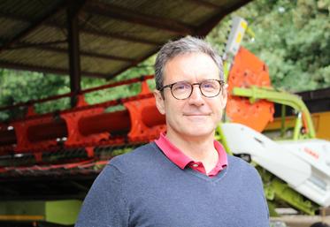 Geoffroy De Lesquen est cultivateur dans la plaine de Caen.