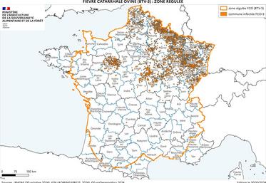 "Les zones FCO et MHE n'ont pas bougé dans le Calvados", confirme Étienne Gavart.