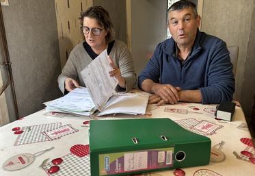 Sandrine et Bertrand Lecoeur ont fait le point sur le dégrèvement dont ils ont bénéficié en 2023 sur les parcelles qu'ils ont en propriété et en location. 