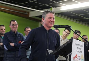 Stéphane Meunier, candidat aux élections Chambre d'agriculture de l'Orne.