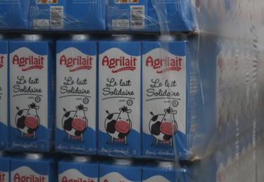 4 680 litres de lait ont été gracieusement donnés à la Banque alimentaire d'Alençon.