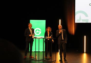 "L'année 2024 a été un bon cru, avec l'amélioration du solde", précisent Joël Lafontaine, président de la fédération de l'Orne ; Sylvie Le Dilly, présidente de Groupama Centre Manche et Pascal Loiseau, directeur général de Groupama Centre Manche.