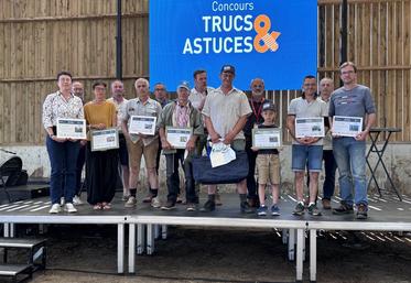 Les lauréats de la 8e édition du concours Trucs et astuces ont été récompensés dans le cadre des Prairiales.