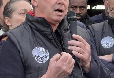 Jean-Michel Hamel, président de la FDSEA de la Manche.