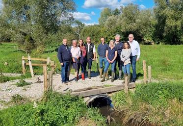 Une visite de chantier a été organisée pour permettre de mesurer les travaux réalisés.