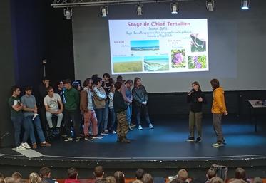 Les élèves en  2e année de BTS GPN (Gestion et Protection de la Nature) et GE (Génie Écologique) ont partagé leurs projets de classe et leurs stages à leurs camarades de 1re année.