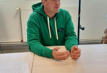 Rémi Paugam, secrétaire général de la FDSEA qui assistait à la réunion.