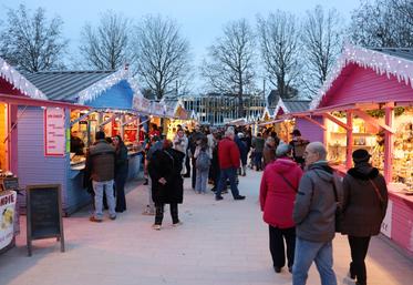 C'était la première participation de la Ferme Saint Vaast au marché de noël de Caen.