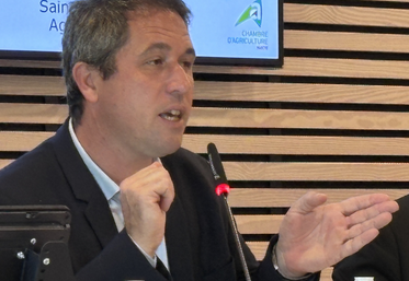 François Rihouet, élu président de la Chambre d'agriculture en mars 2025.