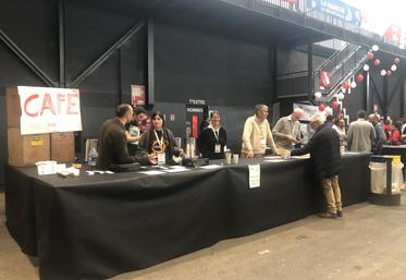 Solaal Normandie a tenu un stand de café solidaire en partenariat avec l'Afdi Normandie