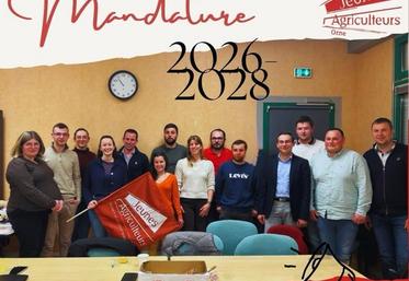 La nouvelle équipe des JA de l'Orne a été élue vendredi 20 mars 2026. 