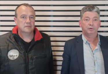 Rémi Paugam et Jean-Michel Hamel forme le binôme de la FDSEA de la Manche pour les trois prochaines années.