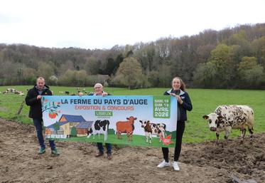 Rendez-vous les 18 et 19 avril prochains pour retrouver la Foire de Lisieux ! Guillaume Nuttens, Dominique Pépin et Emmanuelle Leroux vous attendant nombreux.