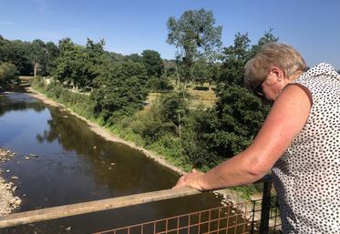 En 2022, la Vire avait enregistré un niveau très bas, impliquant des restrictions (archive). 