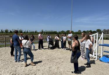 Adrien Debarge est gérant des Écuries du Merisier à Cormolain. Il a témoigné de son parcours à l'installation auprès de porteurs de projets lors d'un après-midi organisé par le Conseil des chevaux de Normandie le 22 mai dernier.