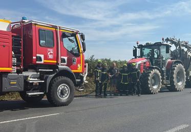 Les agriculteurs, très souvent au côté des pompiers. Combien sont-ils à être aussi pompier volontaire ? 