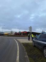 La manifestation s'est déroulée rond-point Lecocq.