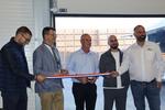 Romain Marguerite, Guillaume Prioult, Pascal Desvages, Alain Marie et Guillaume Buquet ont inauguré le bâtiment en septembre.