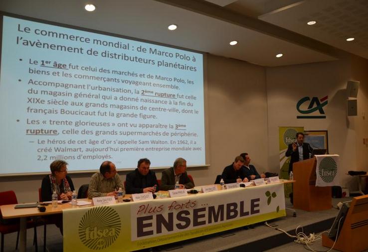 Au conseil fédéral de la FDSEA, le 14 novembre à Angers.