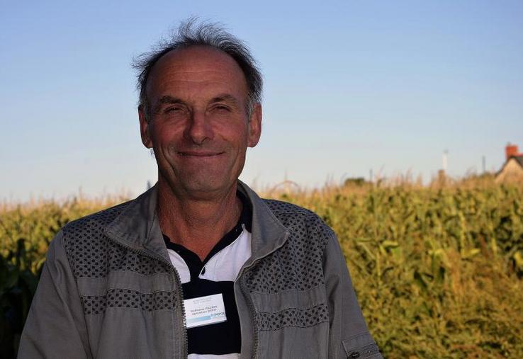 Guillaume Viairon de l’EARL de la Rondinière à Loiré participe au réseau Dephy Oudon pour réduire l’usage de produits phytos.