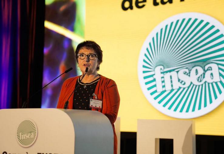 Christiane Lambert, présidente de la FNSEA.