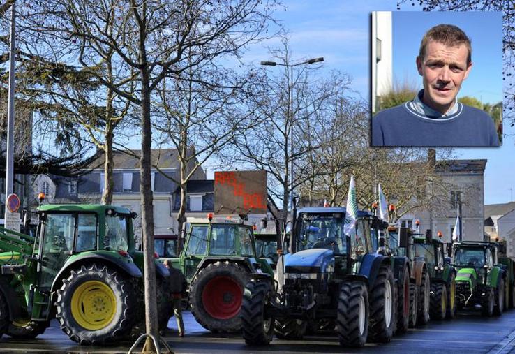“Nous lançons de défi de rassembler 400 tracteurs ”, annonce Emmanuel Lachaize. Comme ici le 18 décembre 2012, à Angers, les tracteurs vont à nouveau entrer dans la ville pour exprimer le ras-le-bol d’une profession.