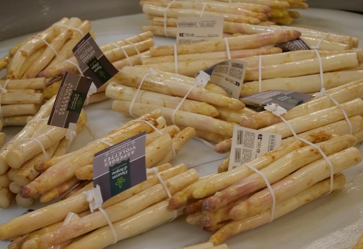 Les asperges blanches représentent 80% de la consommation mais 95% de la production française.