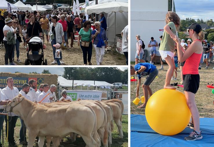 De nombreuses animations se greffent autour de la foire commerciale et agricole.